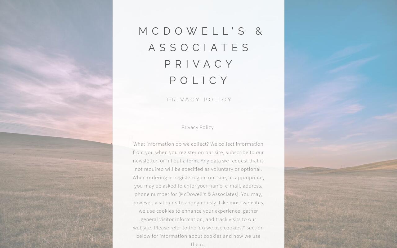 Carrd profile picture for @mcdowell